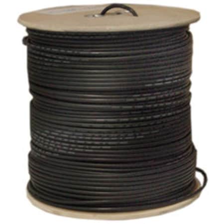 CABLE WHOLESALE Cable Wholesale 10X7-422NH 1000 ft. RG11 CCTV Coaxial Cable; 14 AWG - Solid Black 10X7-422NH